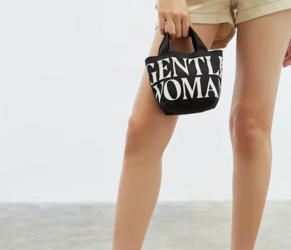 GW08 CANVAS TOTE BAG : BLACK (黑色大/小帆布袋)