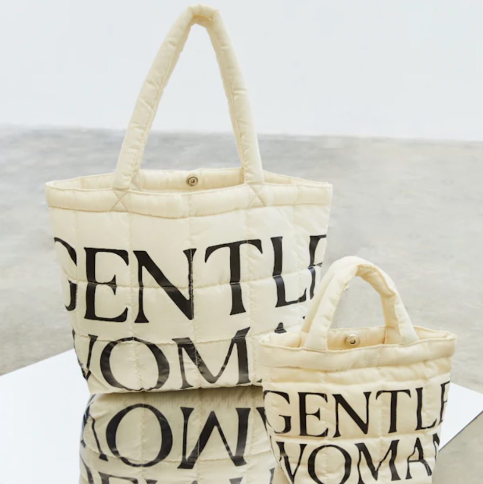GW10 GENTLEWOMAN PUFFER BAG S / L (Cushion 袋)