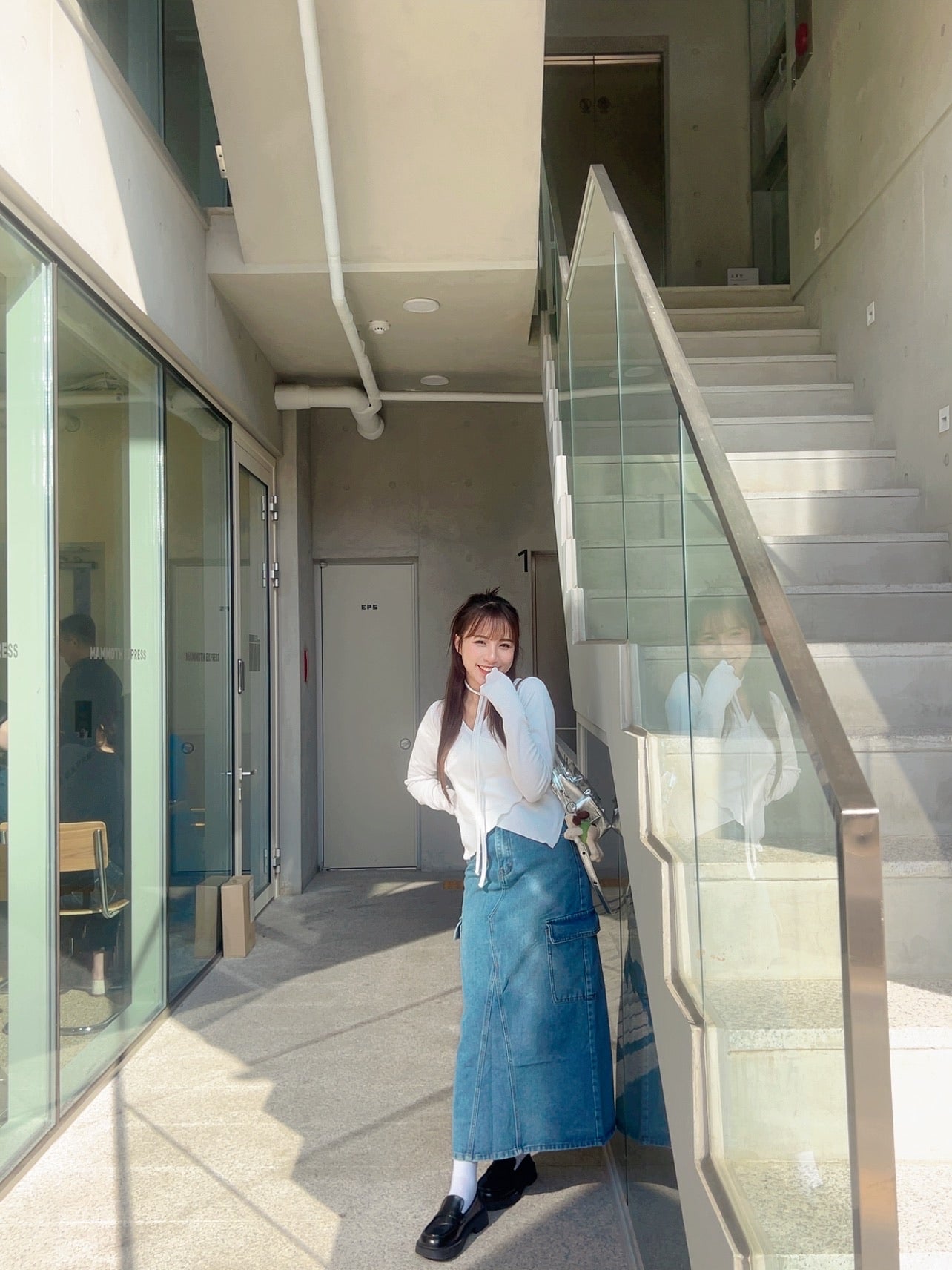 J303 YODA DENIM SKIRT
