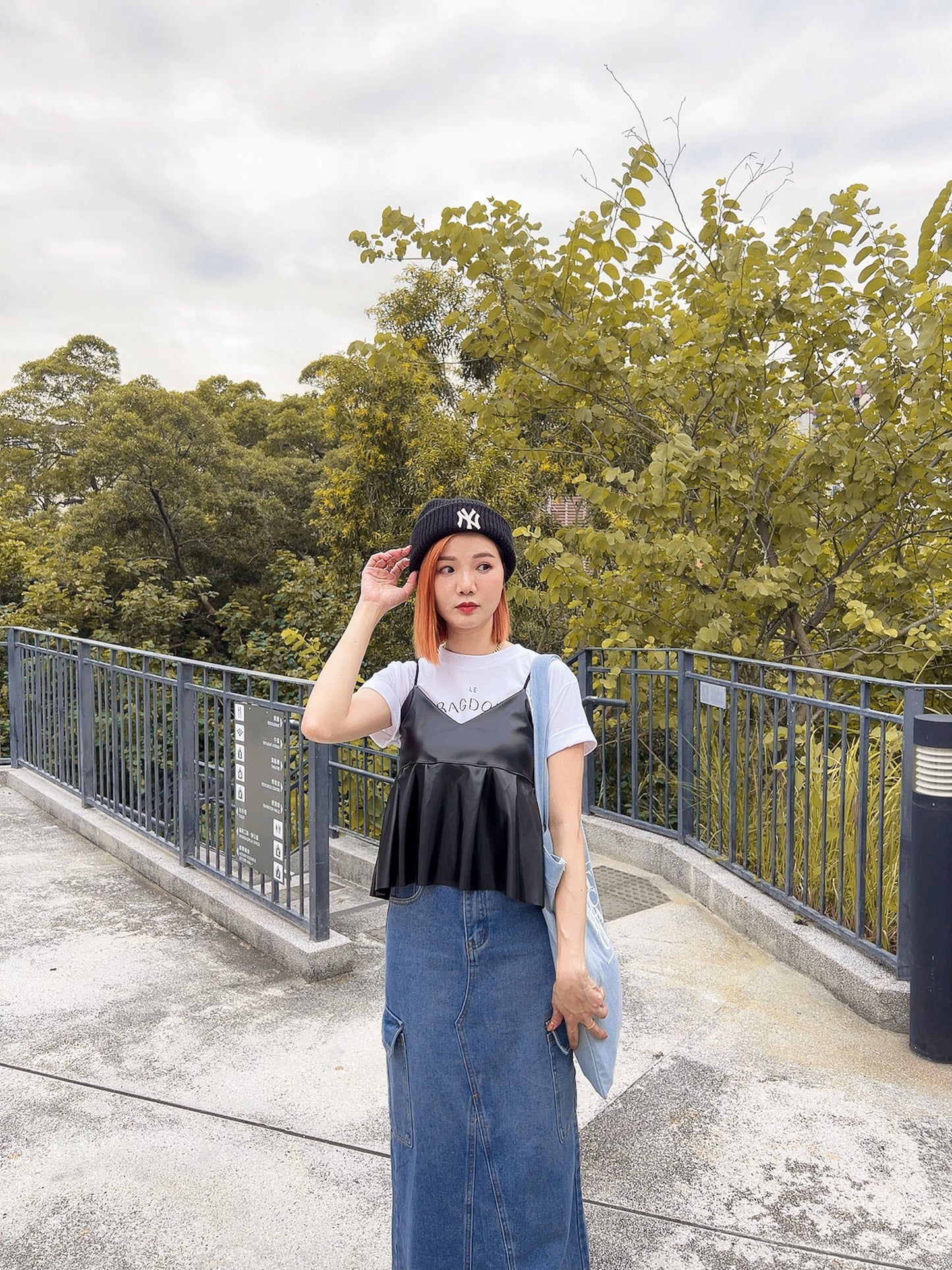J303 YODA DENIM SKIRT