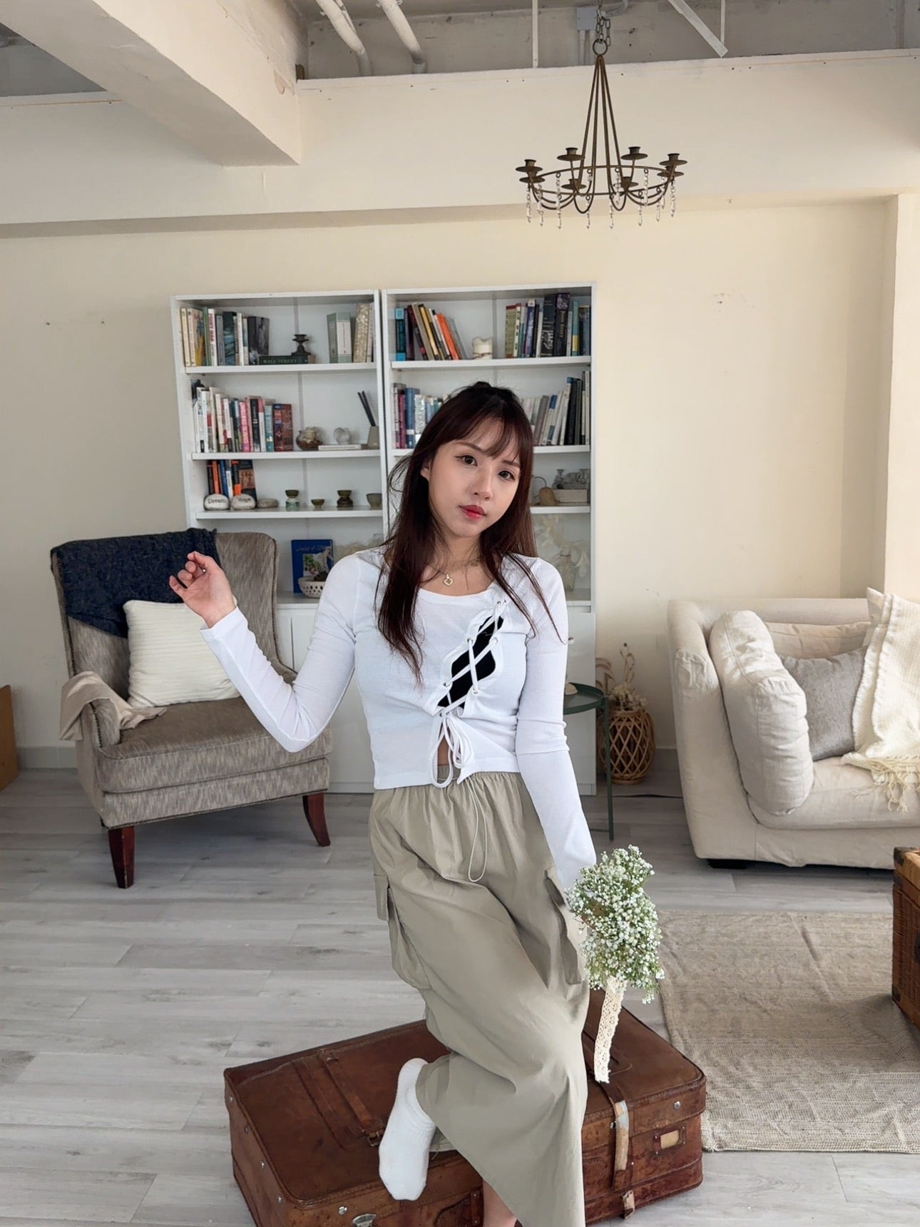 B312 OBEY SKIRT