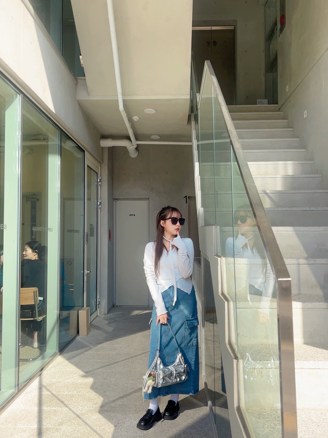J303 YODA DENIM SKIRT