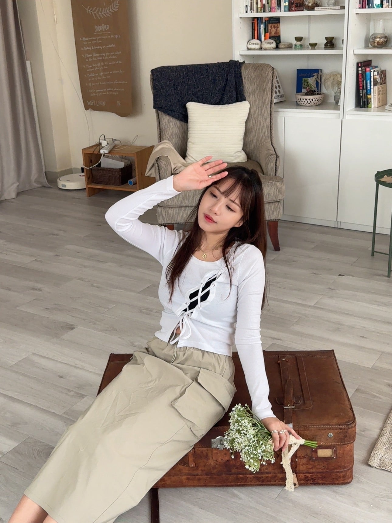 B312 OBEY SKIRT