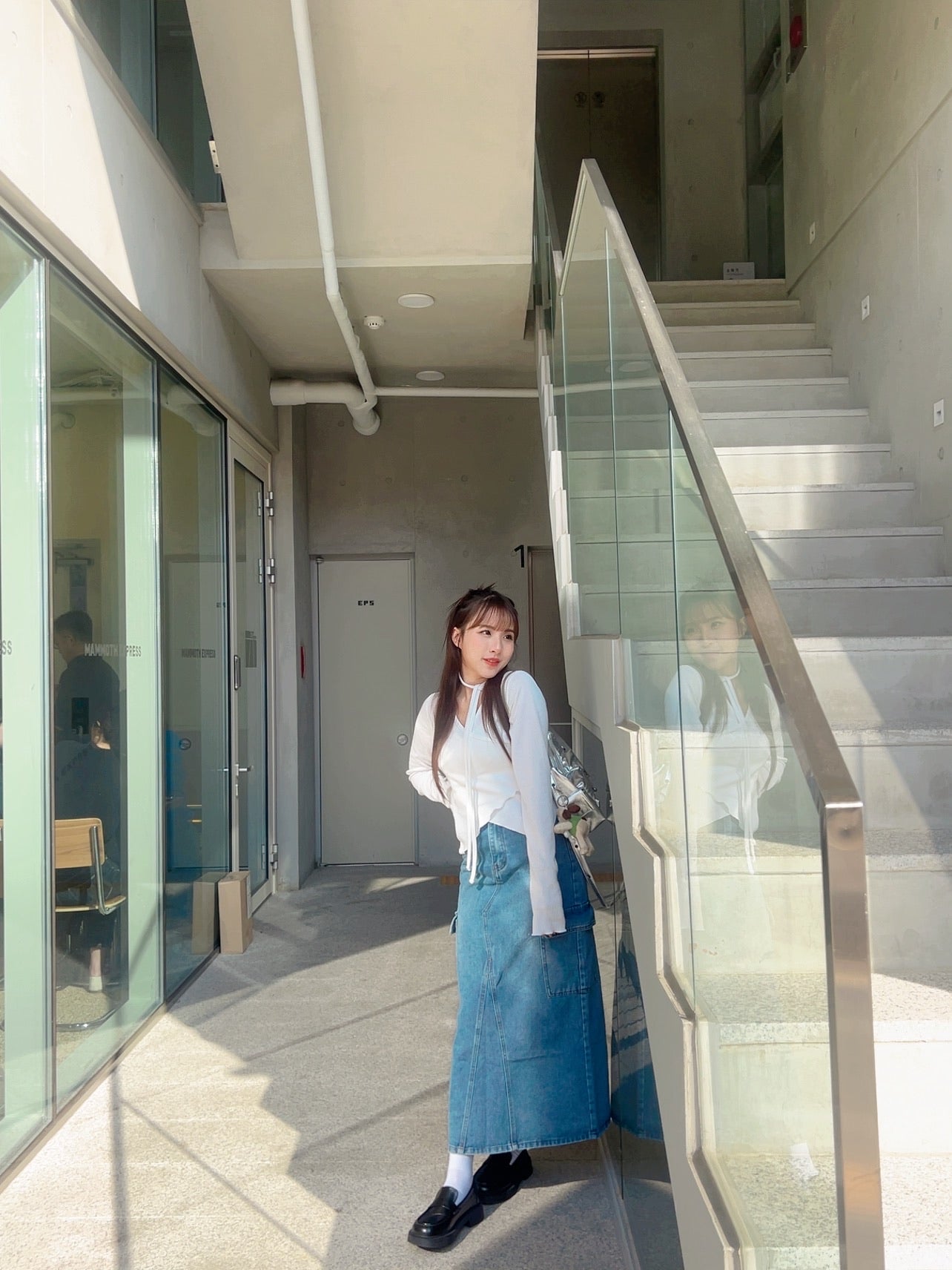 J303 YODA DENIM SKIRT