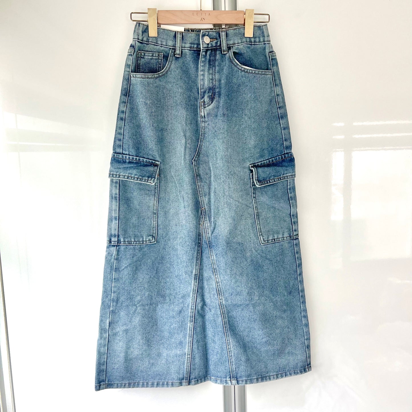 J303 YODA DENIM SKIRT