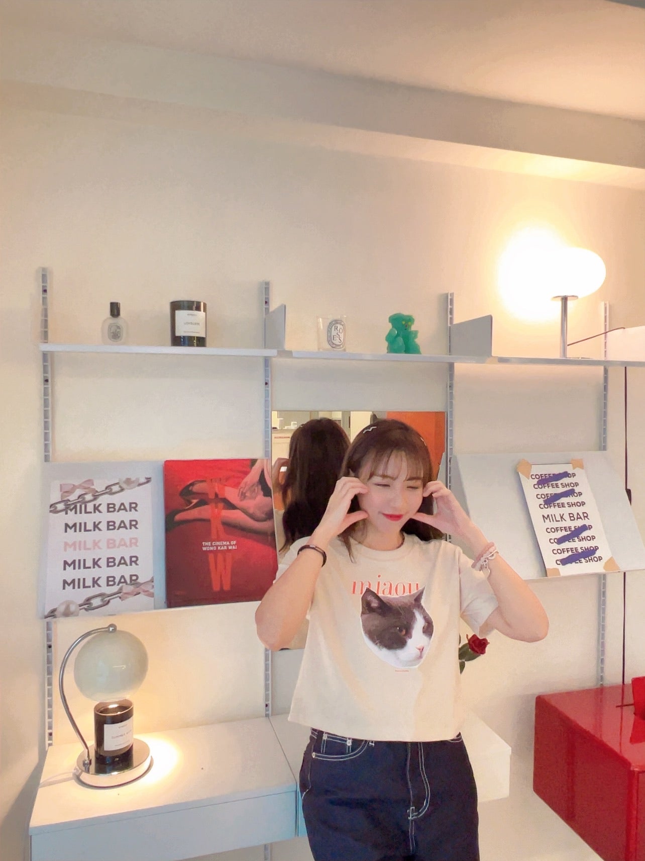 TH102 90S MEOW TEE