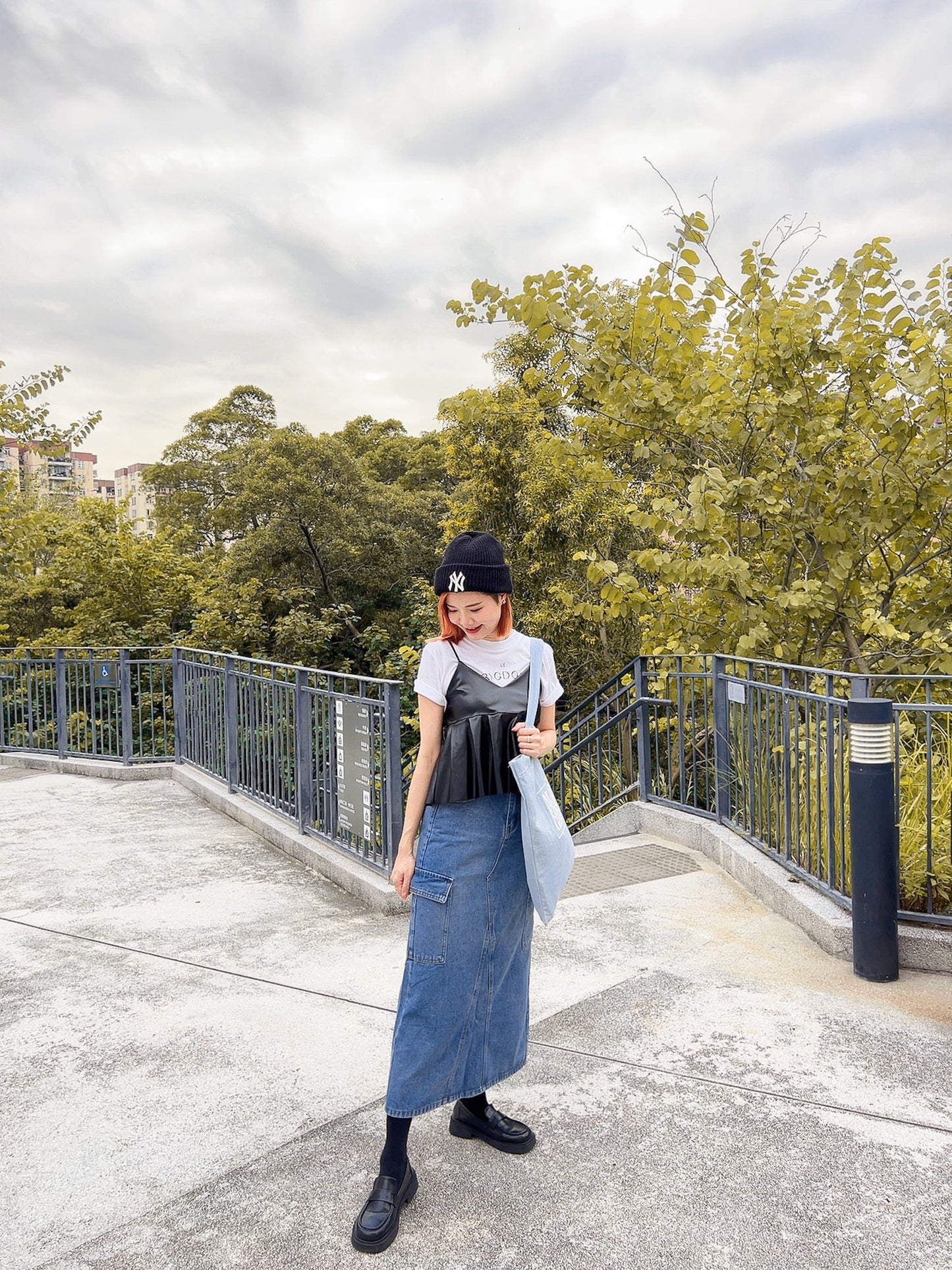 J303 YODA DENIM SKIRT