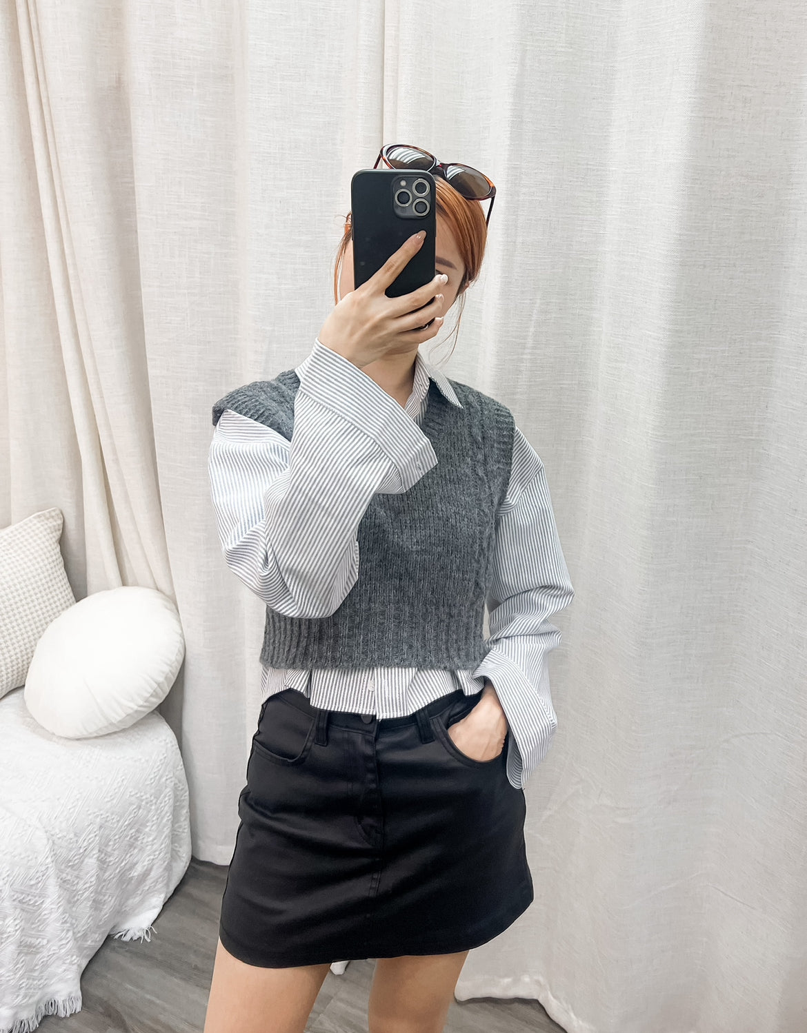T959 MAKE MY DAY KNIT TOP