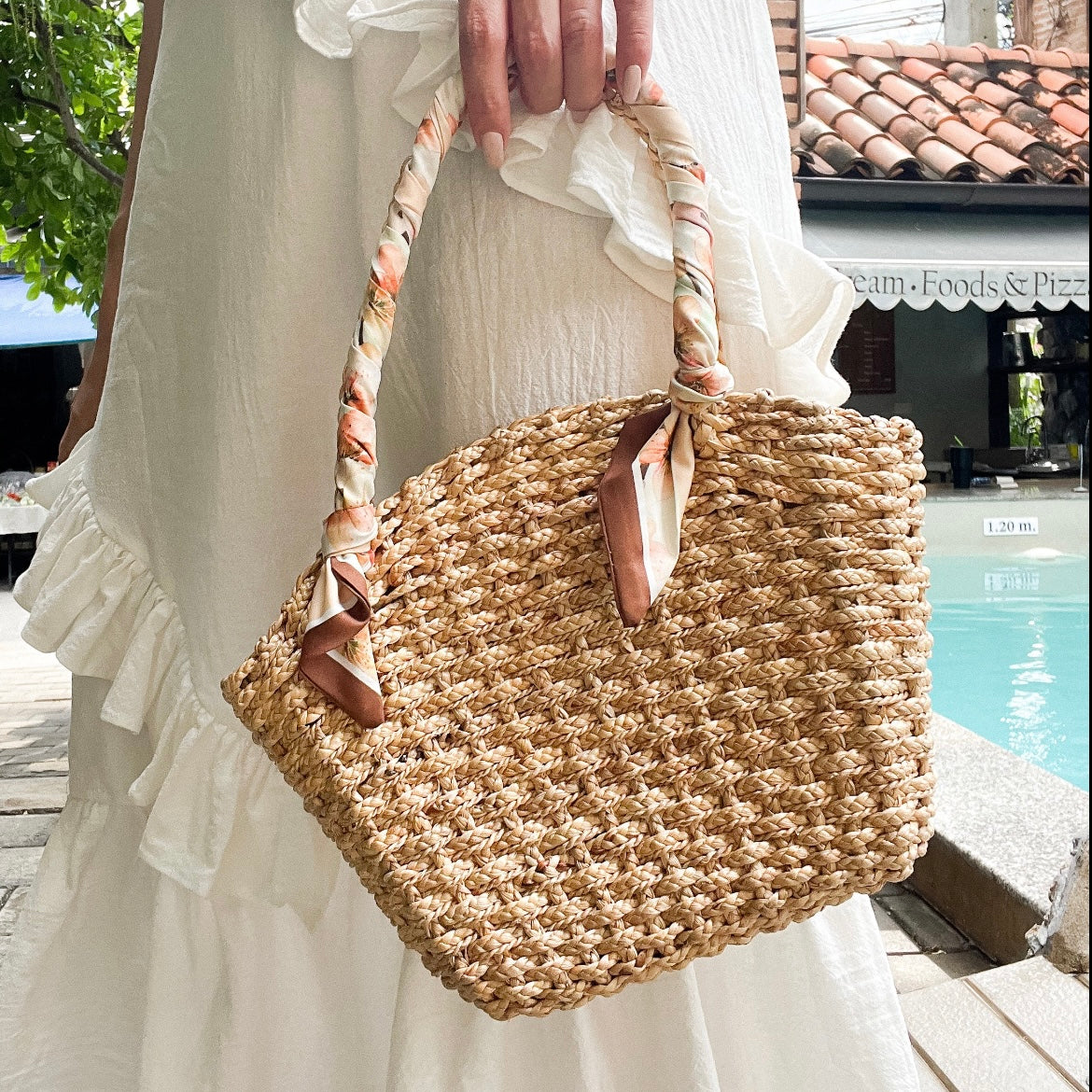 TH022 SUMMER STRAW BAG