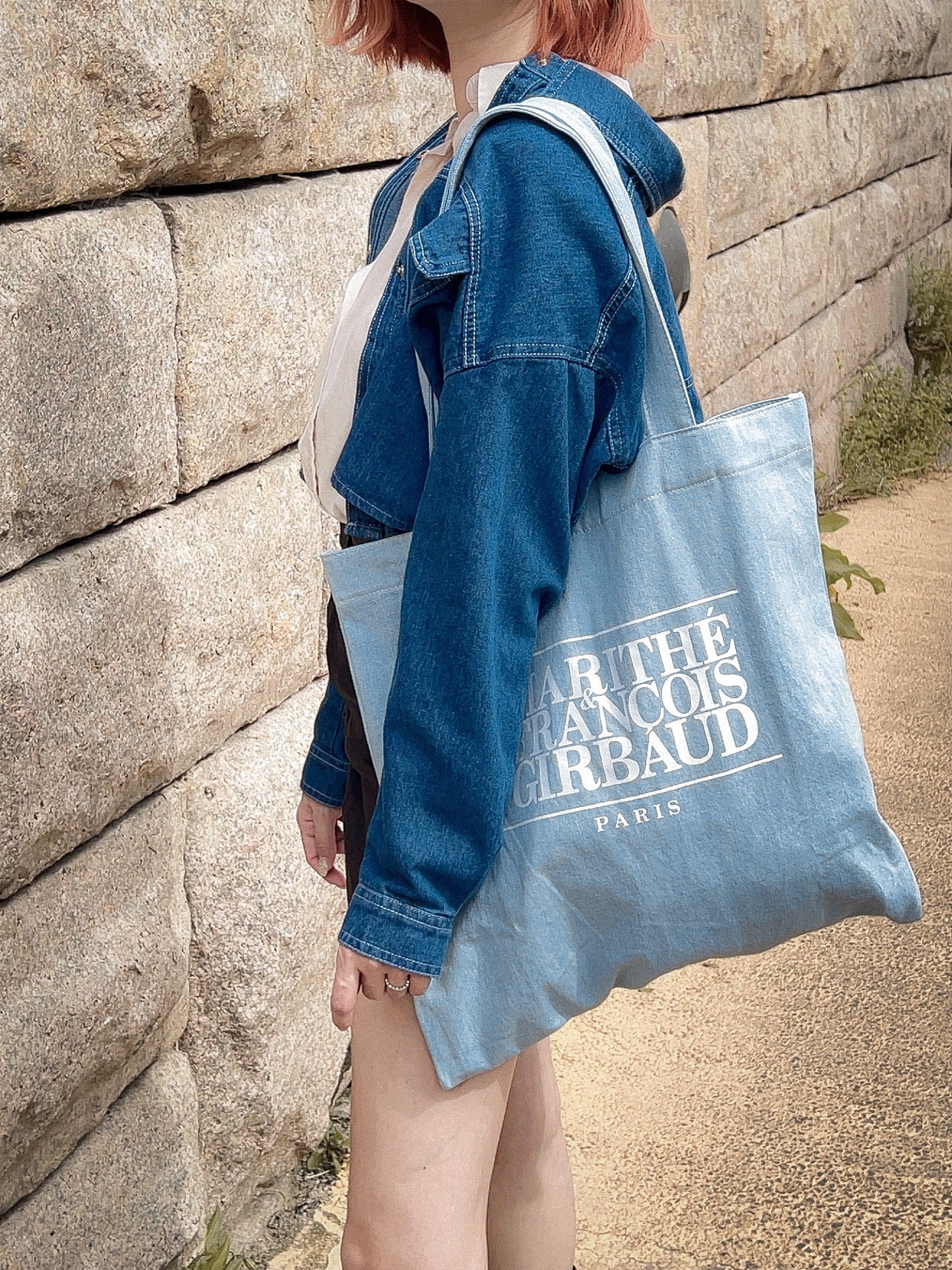 T946 DENIM BLOUSER