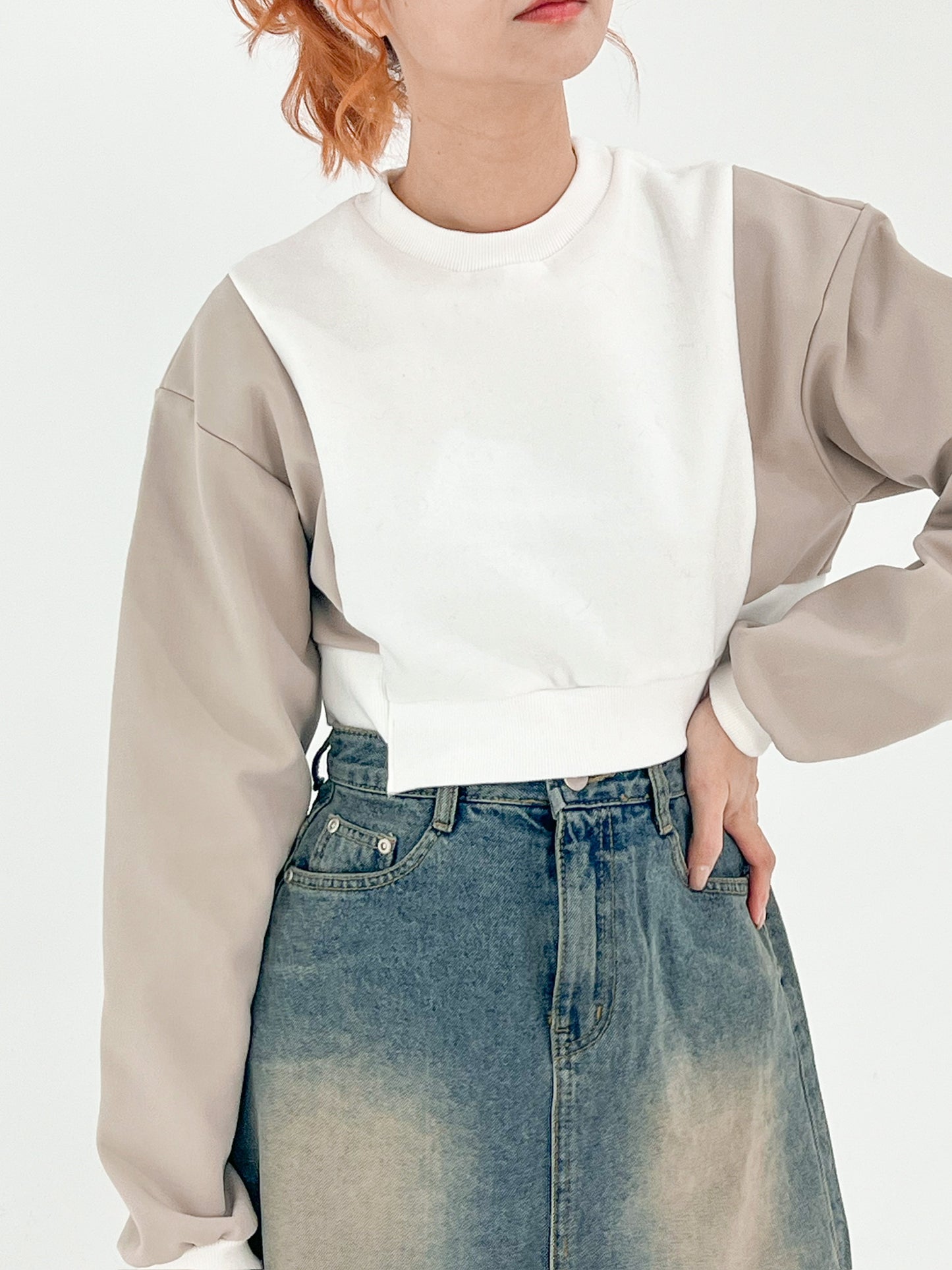 J307 MADRINE DENIM SKIRT