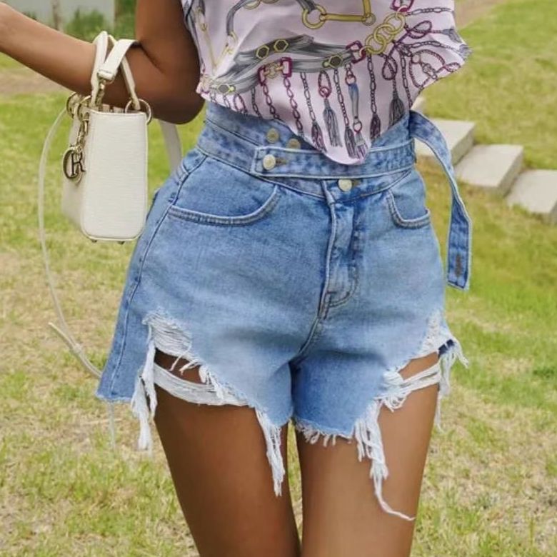 J289 POPPY DENIM SHORT