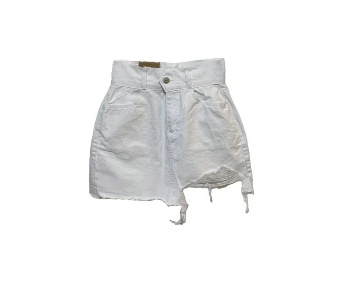 J290 PIGGY DENIM SKIRT