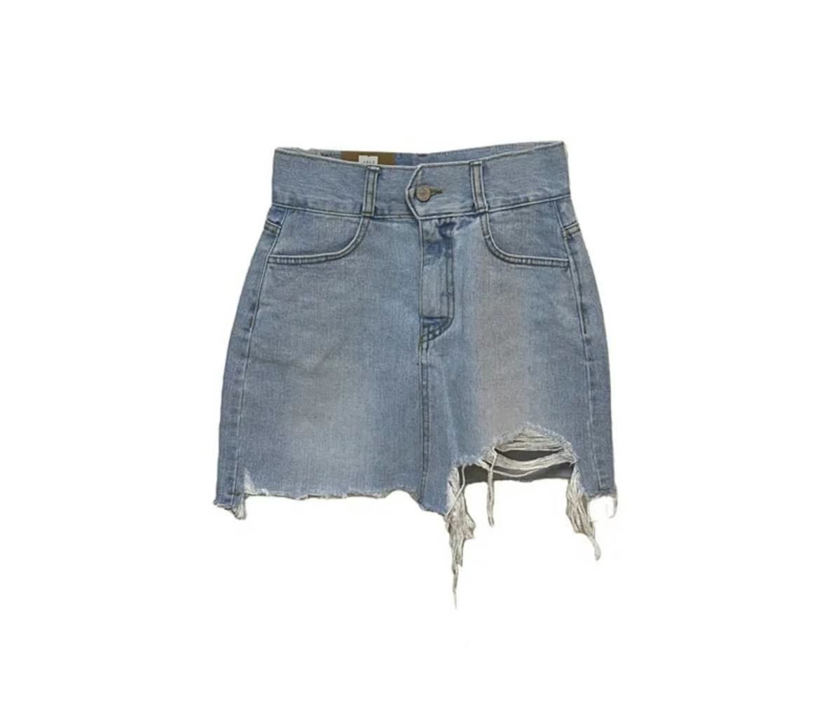J290 PIGGY DENIM SKIRT