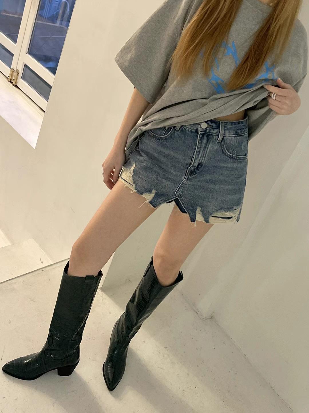 J291 IAN DENIM SKIRT