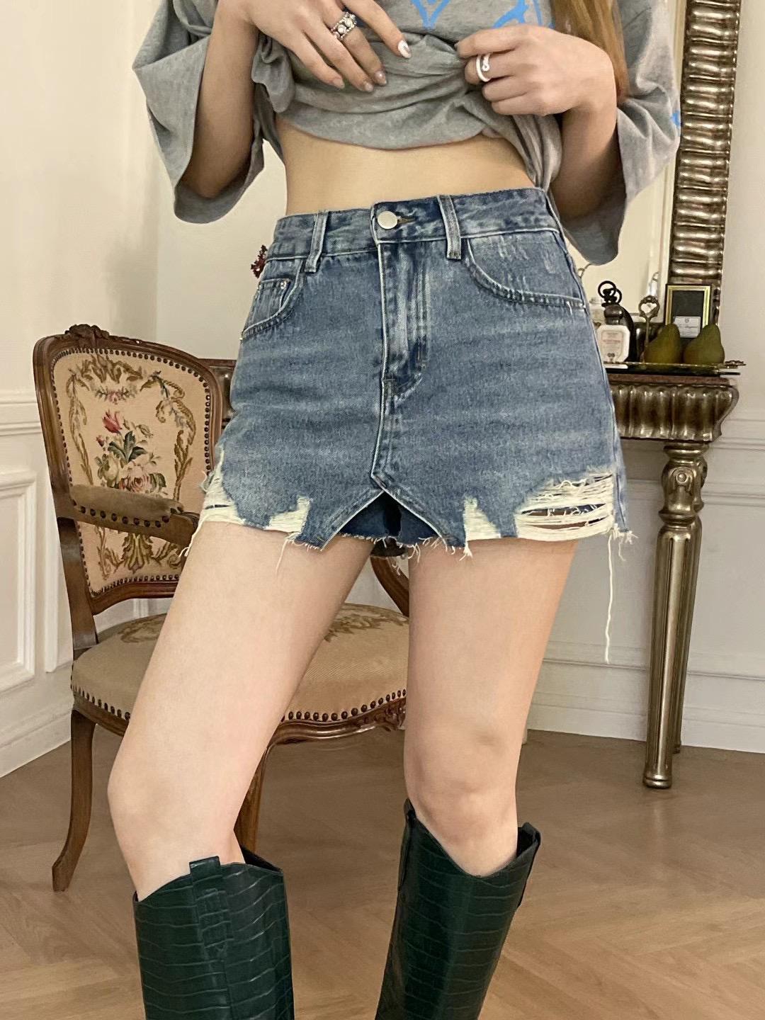 J291 IAN DENIM SKIRT