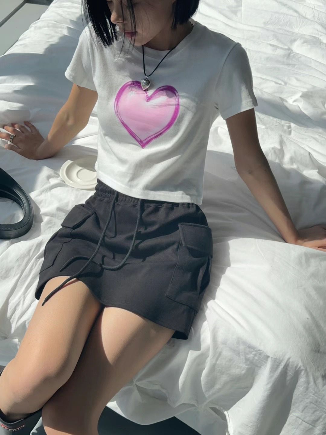 T923 YSK HEART T-SHIRT