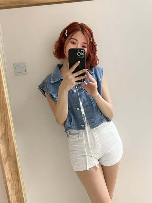 C078 JOANN 牛仔背心