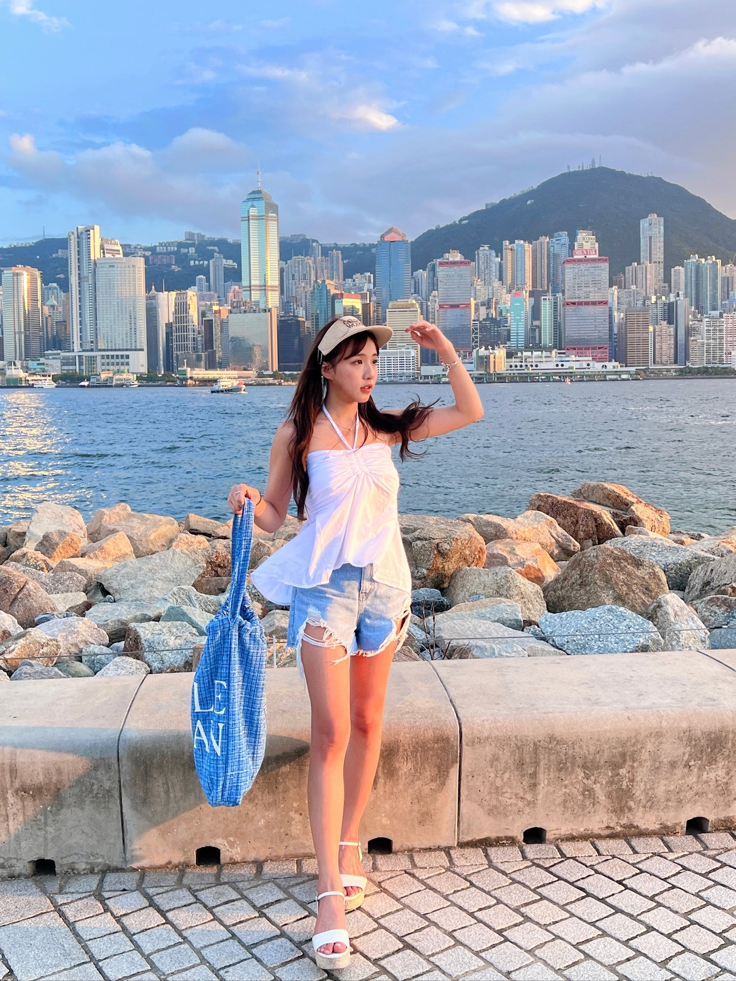 J289 POPPY DENIM SHORT