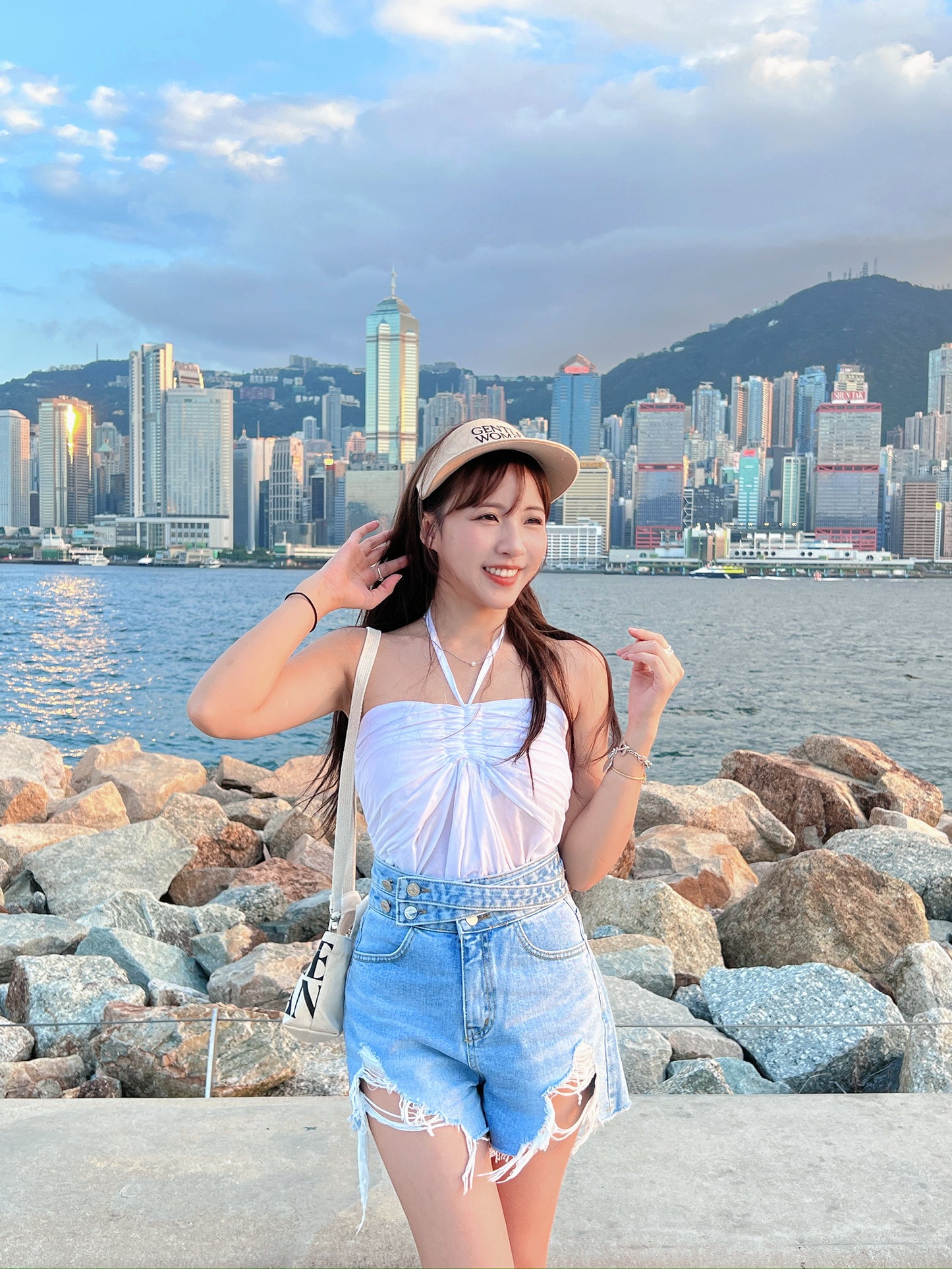 J289 POPPY DENIM SHORT