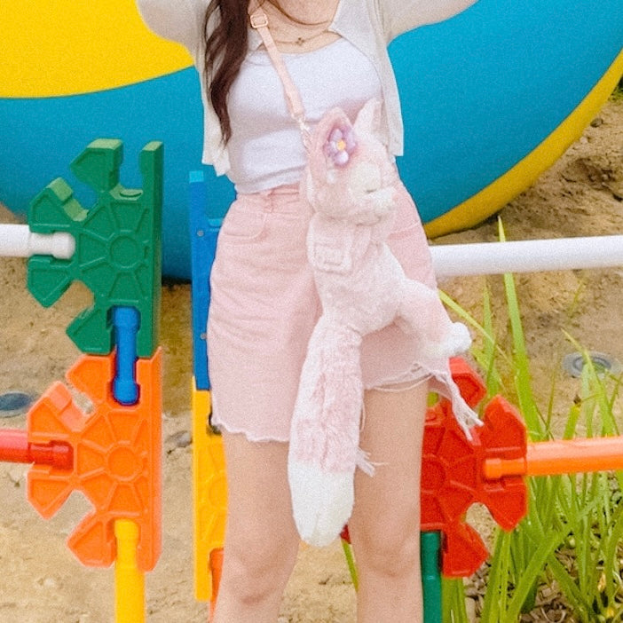 J290 PIGGY DENIM SKIRT