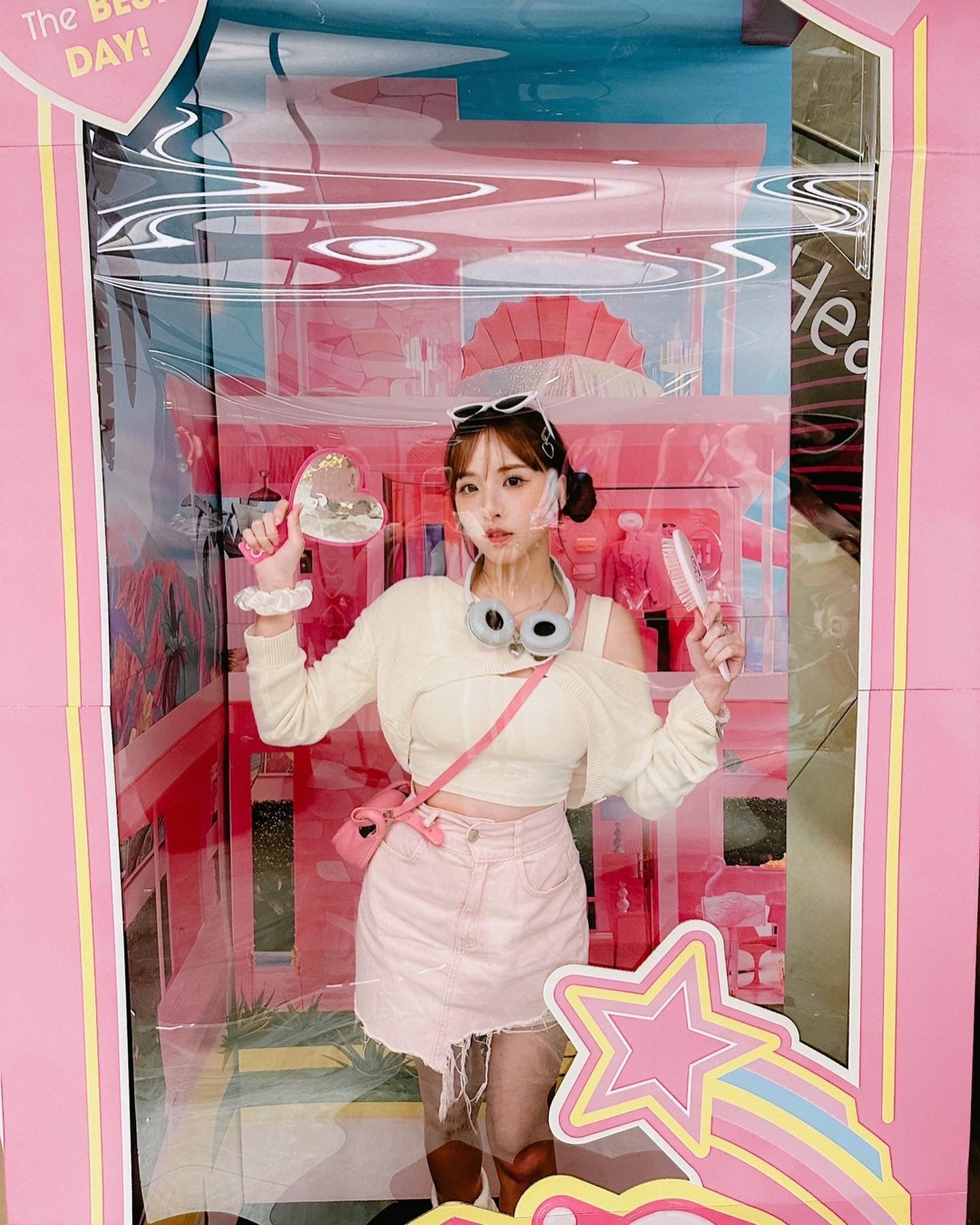 J290 PIGGY DENIM SKIRT