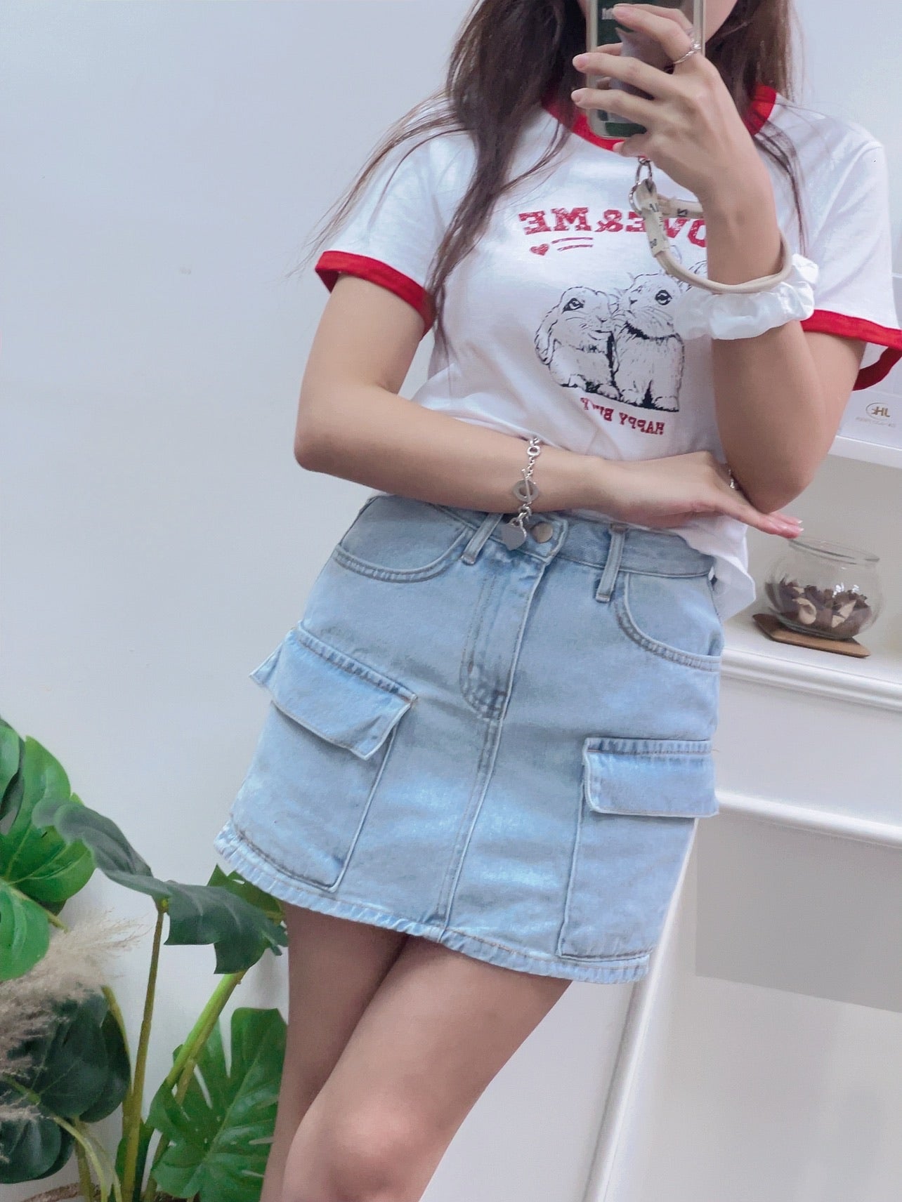 J288 LISA DENIM SKIRT