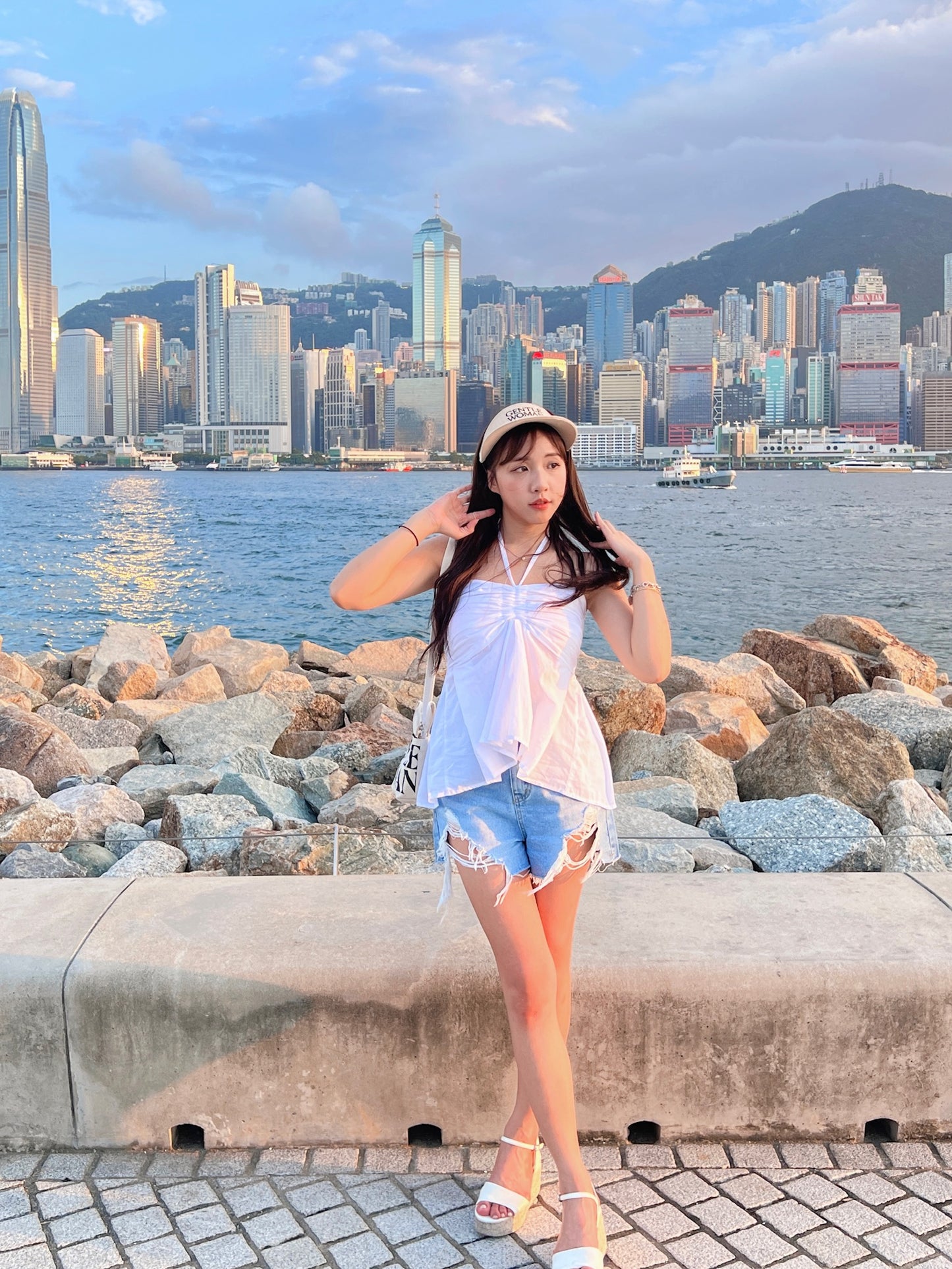 J289 POPPY DENIM SHORT