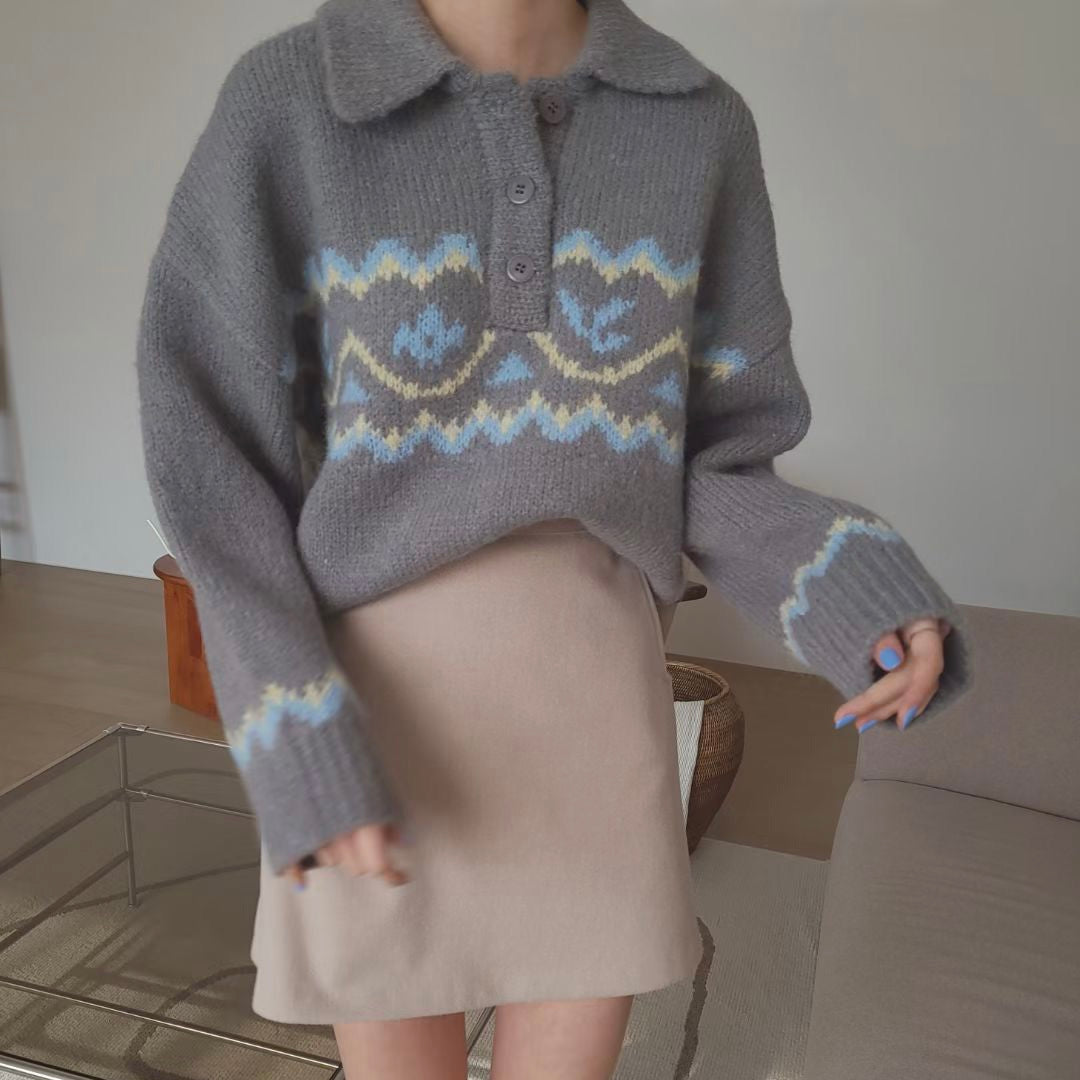 T685 SNOWFLARE SWEATER