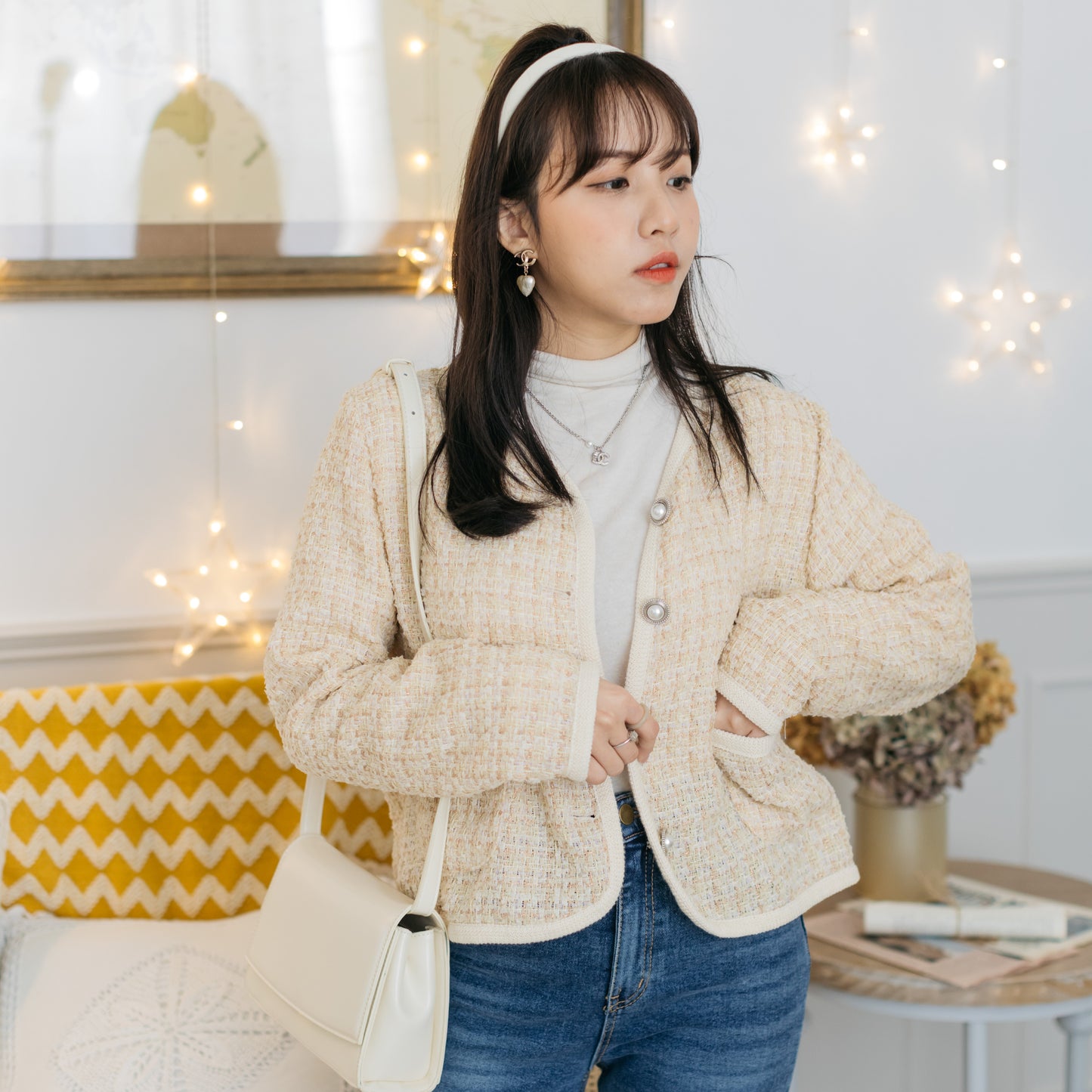 C056 SWISS DAY TWEED OUTER