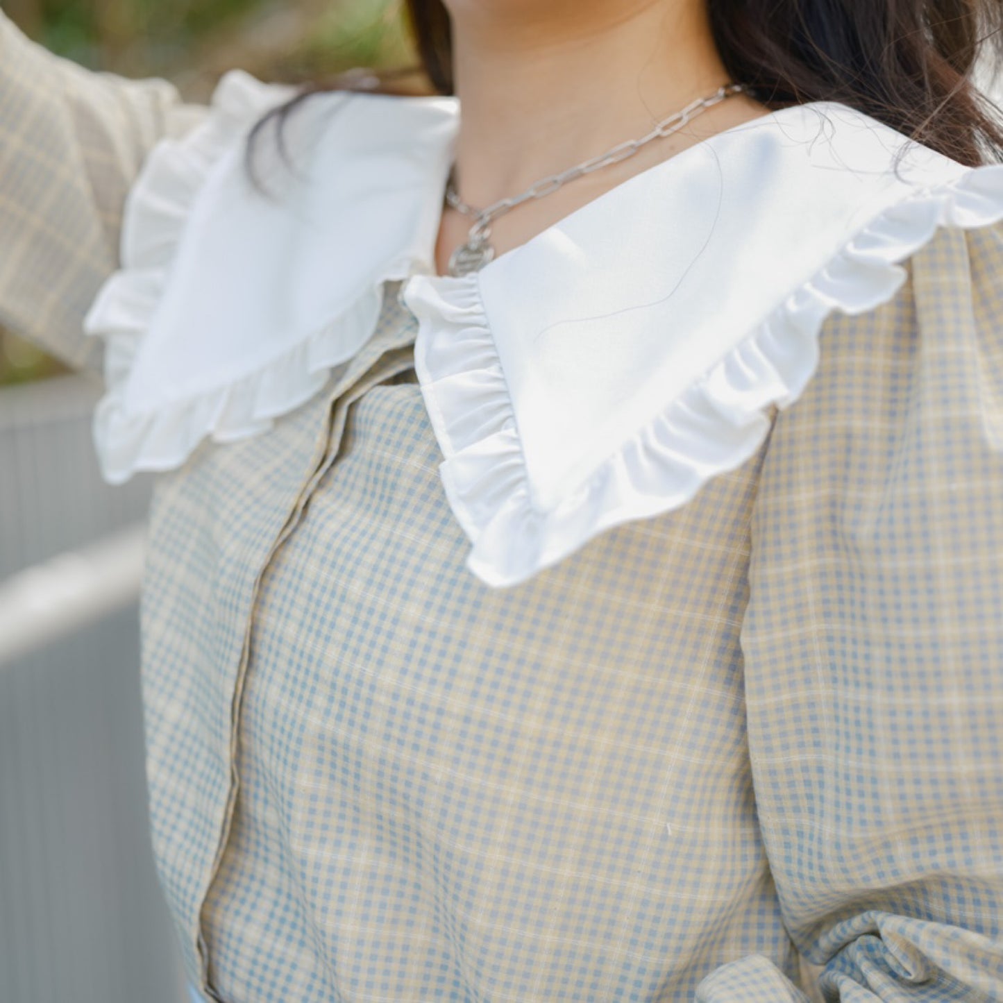 T730 GREEN APPLE BLOUSE