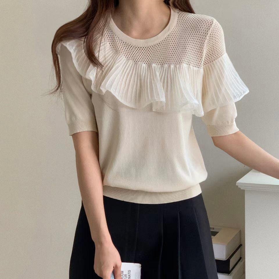 T746 HIDI RUFFLE BLOUSE