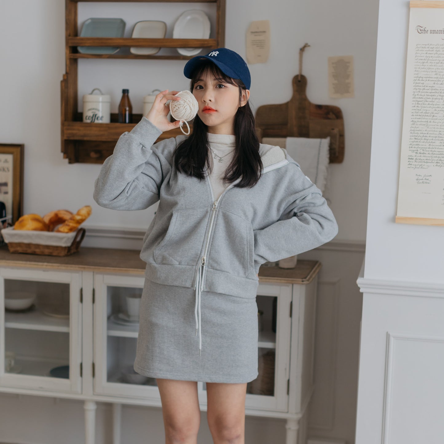 T714 KOREA GREYISH SET