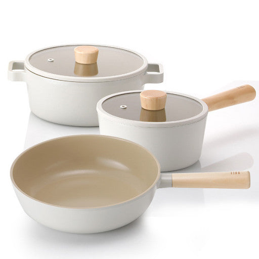 BFK001 FIKA 3件SET(18cm單柄湯鍋+22cm雙耳湯鍋+26cm炒鍋)
