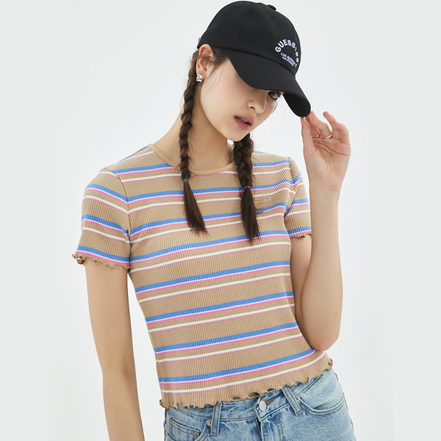 BGS005 GUESS slim-fit striped T-shirt
