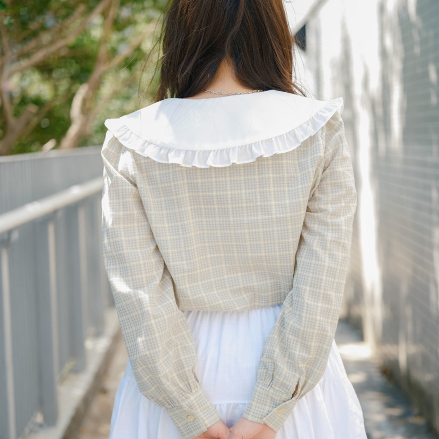T730 GREEN APPLE BLOUSE