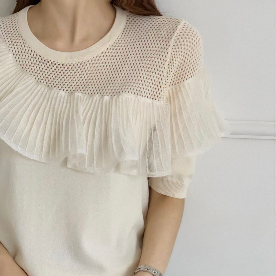 T746 HIDI RUFFLE BLOUSE