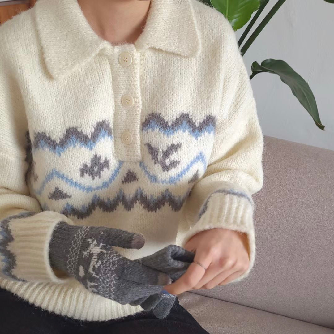 T685 SNOWFLARE SWEATER