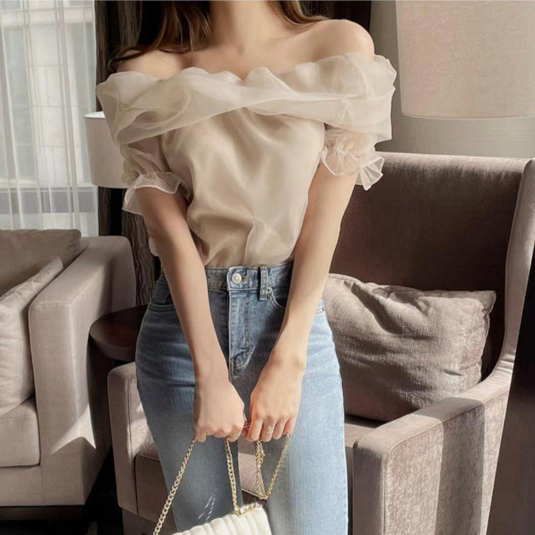 T754 FAIRY OFF-SHOULDER TOP