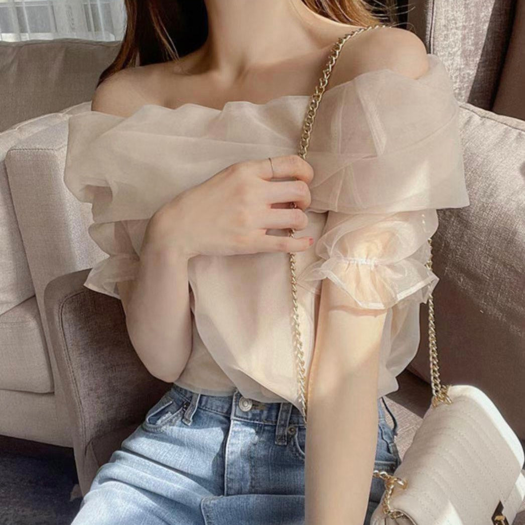 T754 FAIRY OFF-SHOULDER TOP