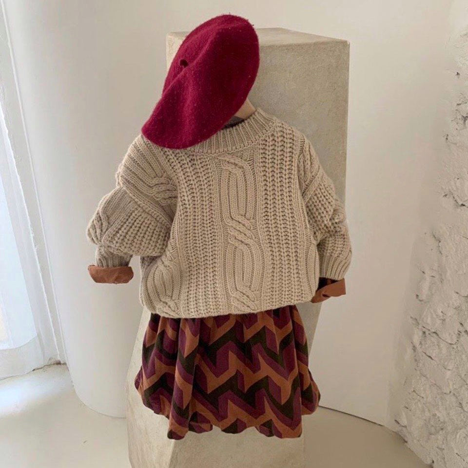 BT011 MILK TEA SWEATER