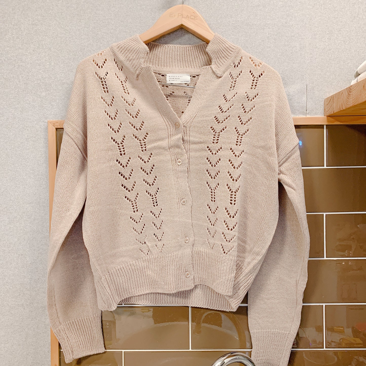 #T217 FLOWERY KNIT TOP - Letta A