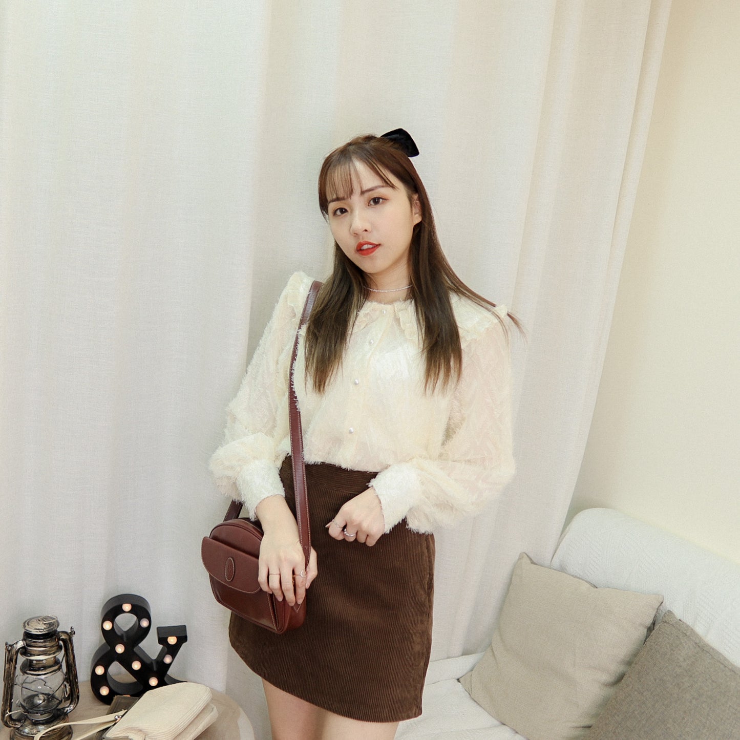 T446 ELEGANT LACE BLOUSE