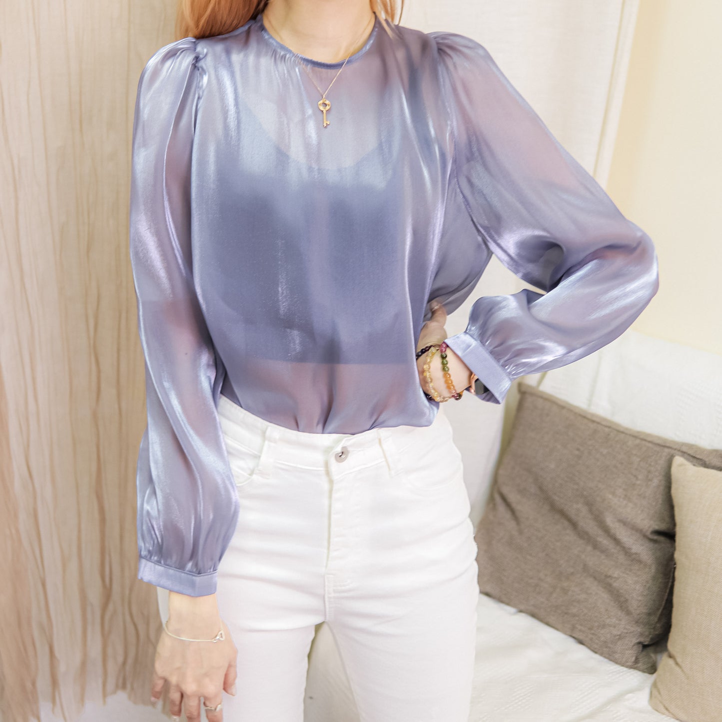 T475 SEE BLING BLOUSE