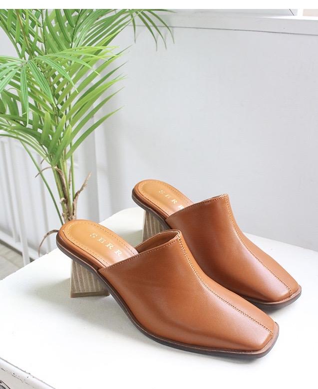 #SE013 SQUARE HEEL SHOES - Letta A