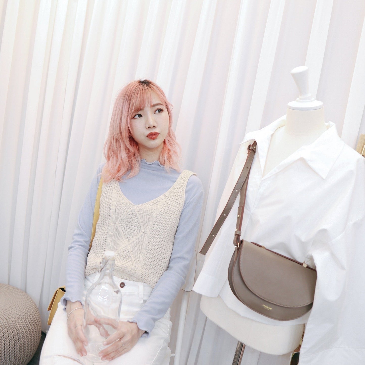 #T222 BABY BLUE TOP - Letta A