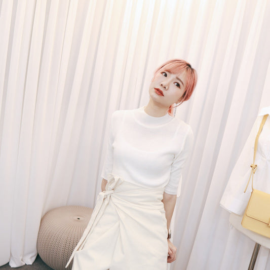 #T221 KOREAN GIRL KNIT TOP - Letta A
