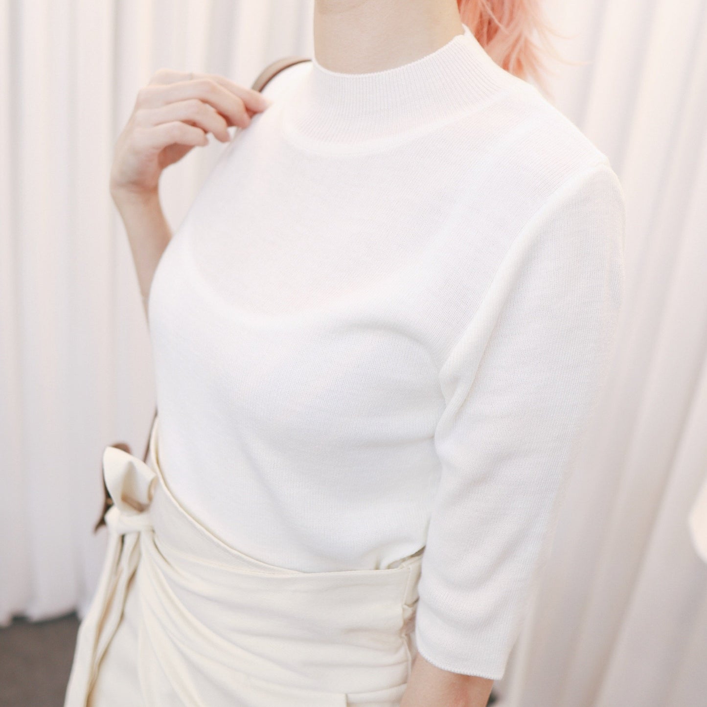 #T221 KOREAN GIRL KNIT TOP - Letta A