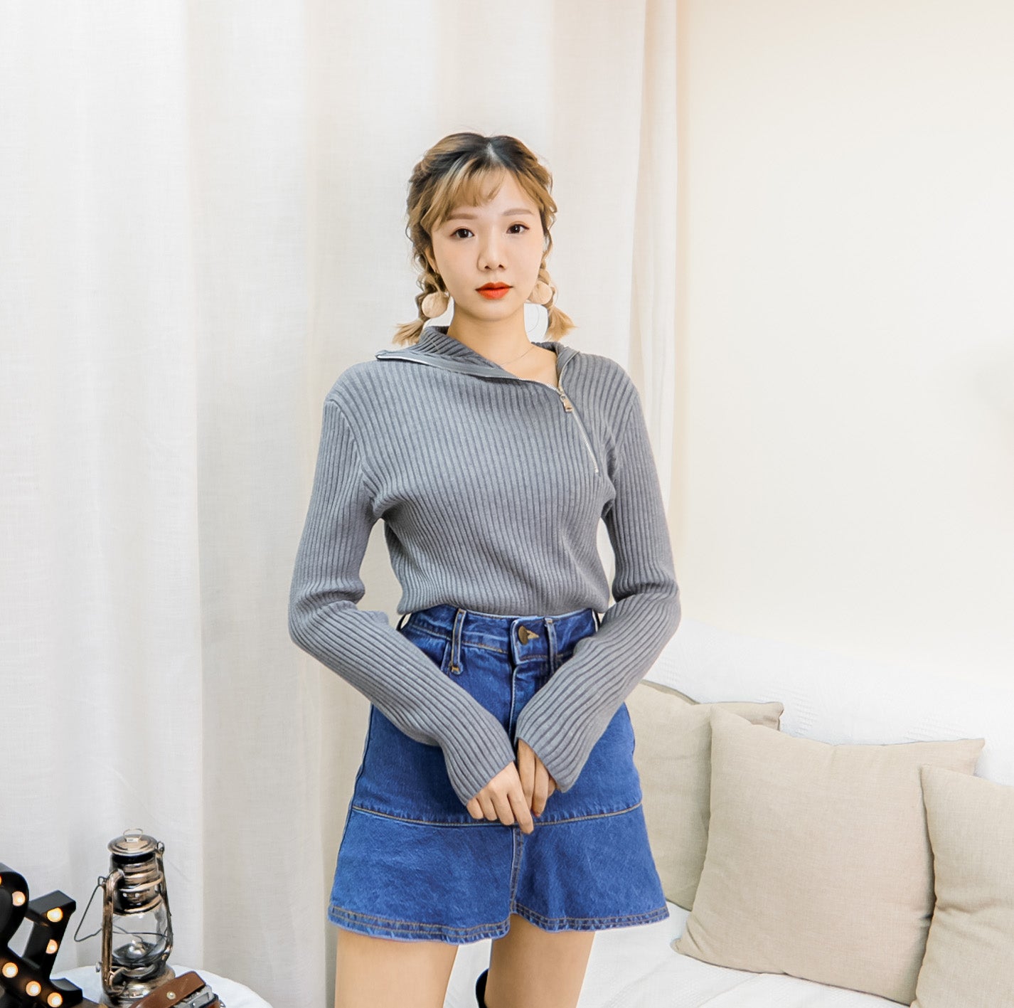 T428 ZIPPER TOP