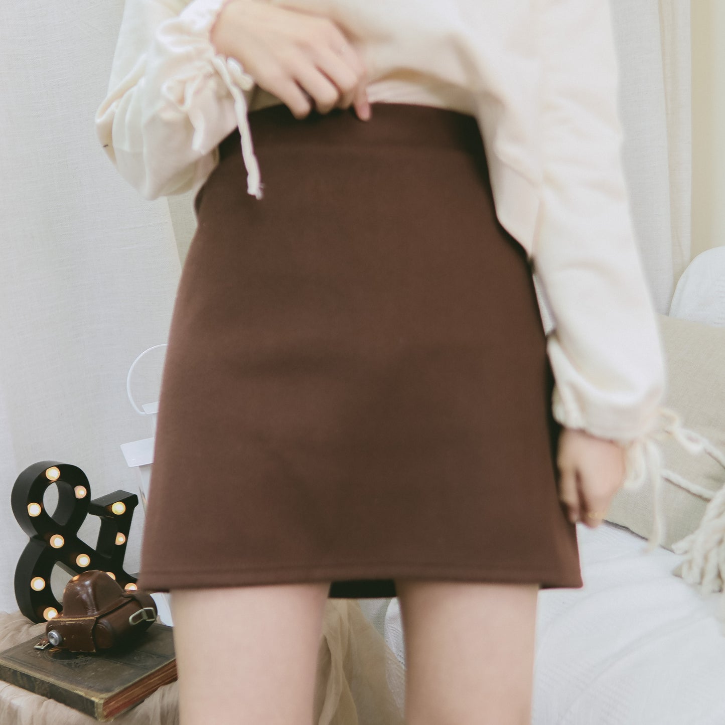 B134 MIUS MINI SKIRT